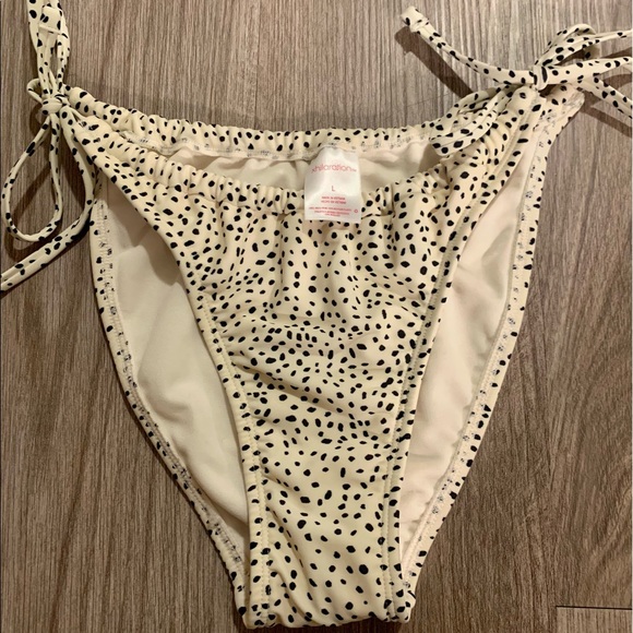 Dalmatian Print Cheeky Bikini Bottoms - Picture 1 of 3